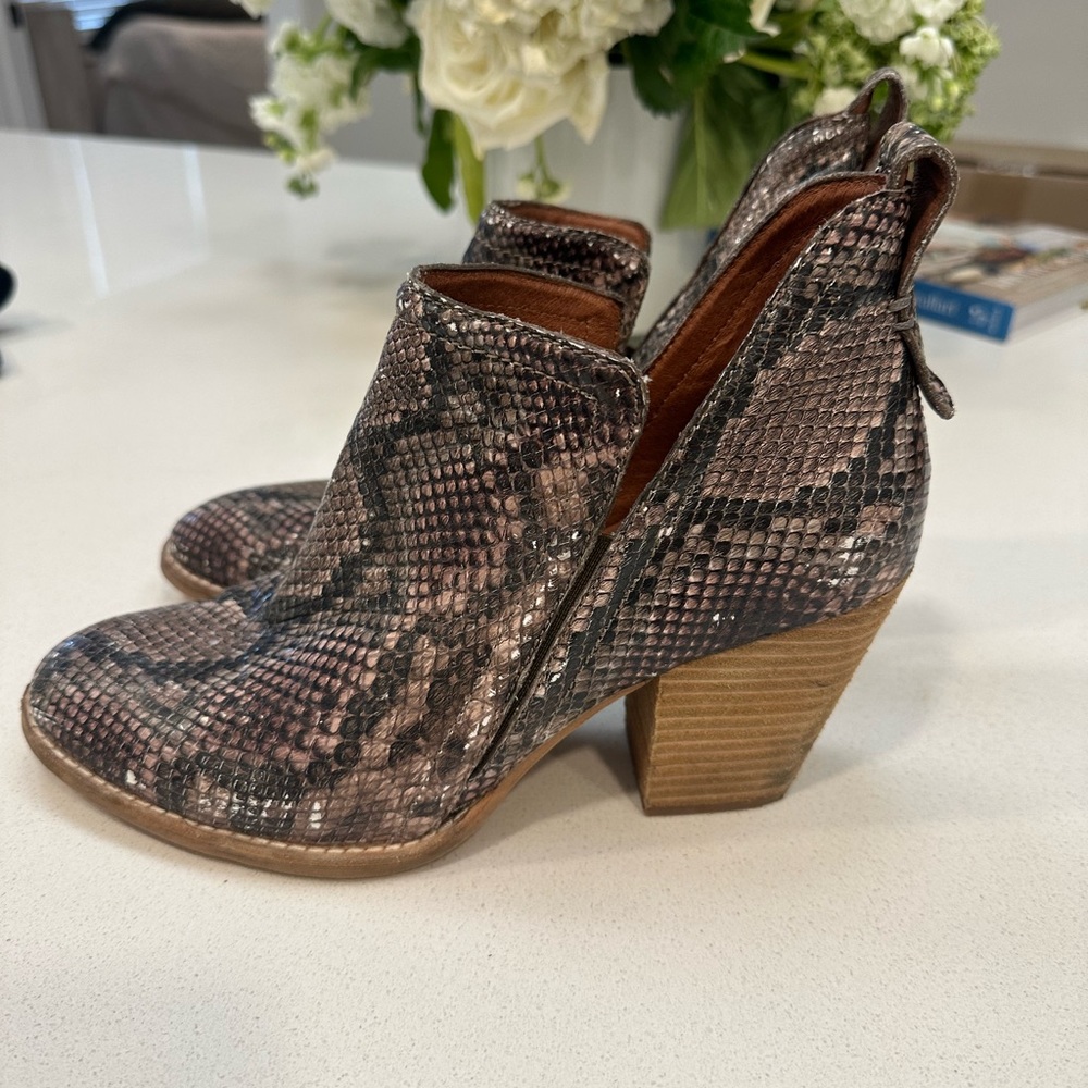 Jeffrey Campbell Snakeskin booties